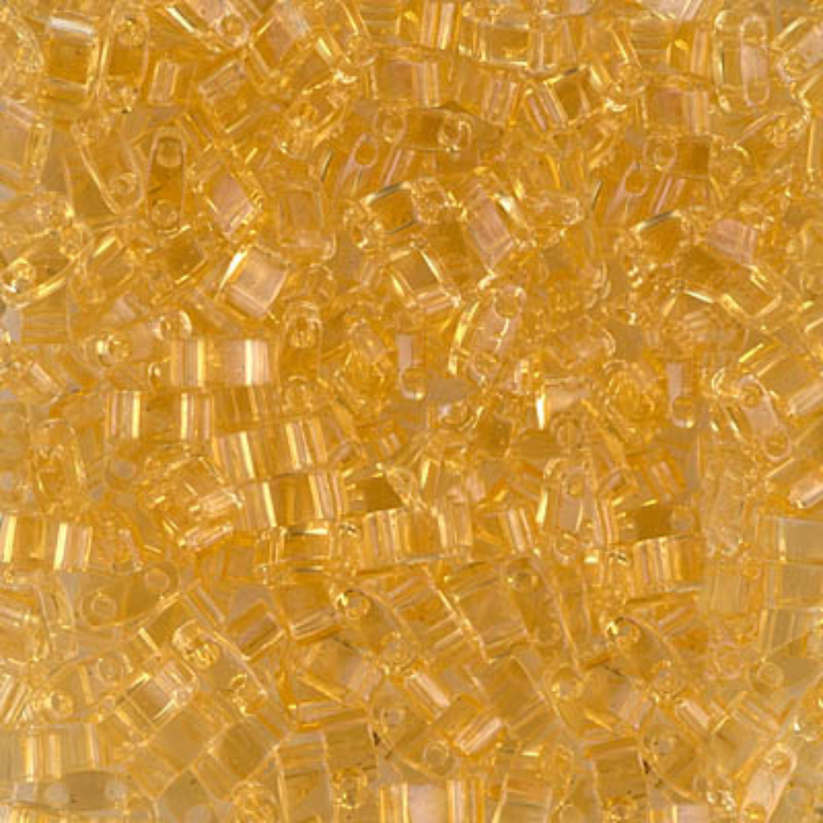 Miyuki Half Tila, HTL-132, Pale Topaz Transparent 5g