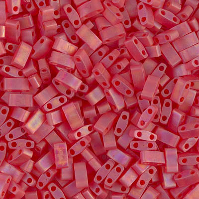 Miyuki Half Tila, HTL-140FR, Red Transparent Matte AB 5g