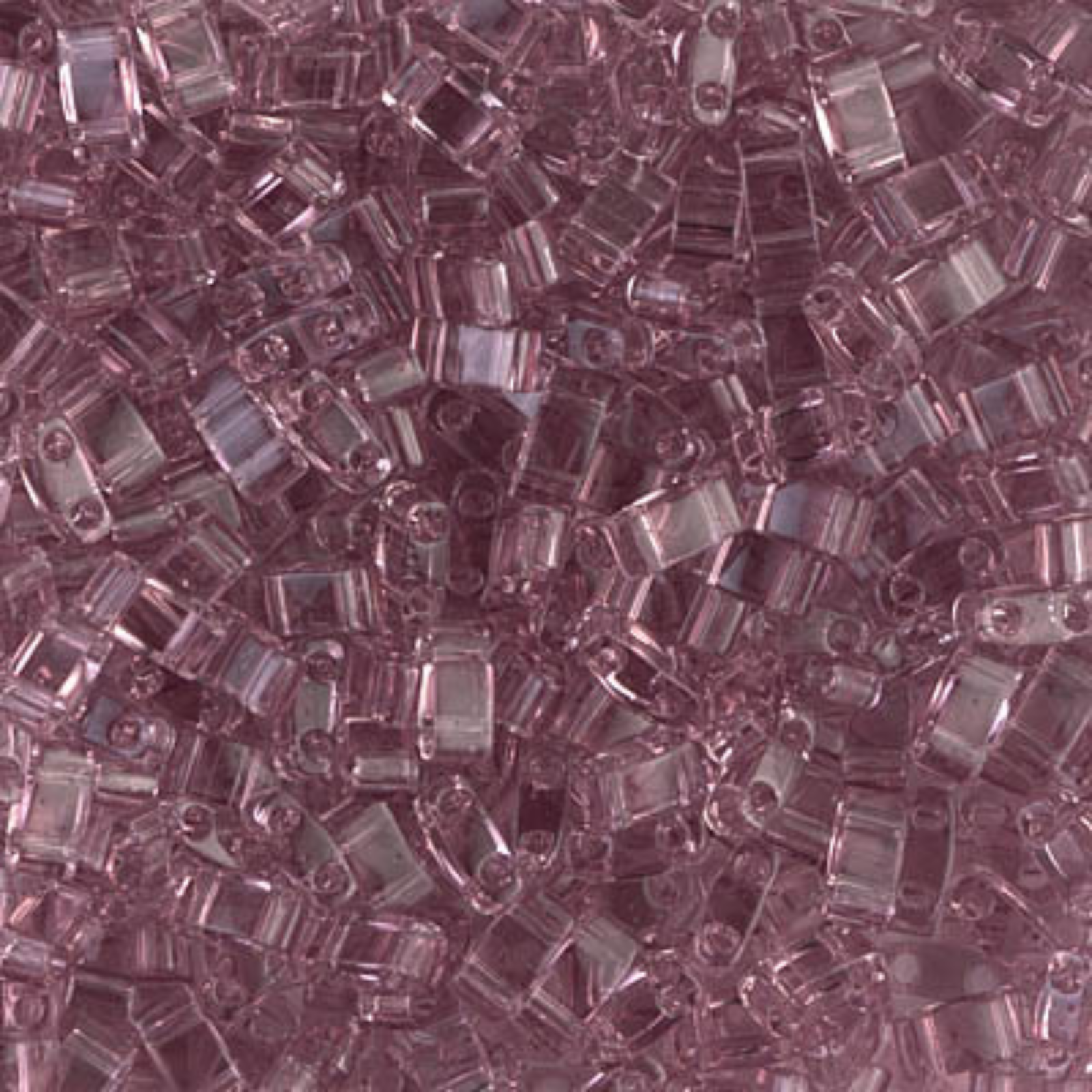 Miyuki Half Tila, HTL-142, Smoky Amethyst Transparent 5g