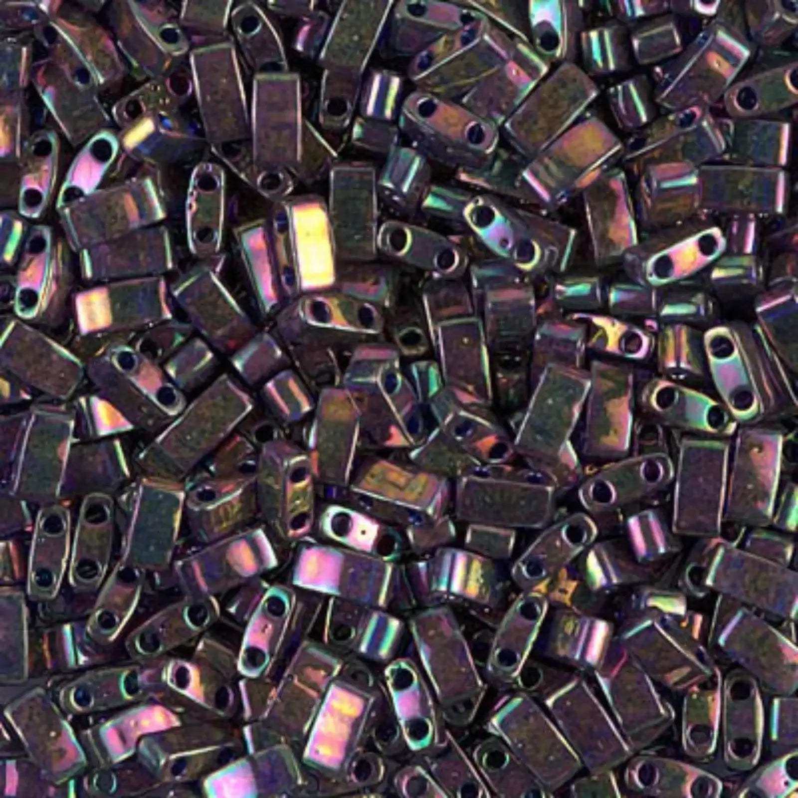 Miyuki Half Tila, HTL-1893, Plum Gold Iris Metallic, 5g
