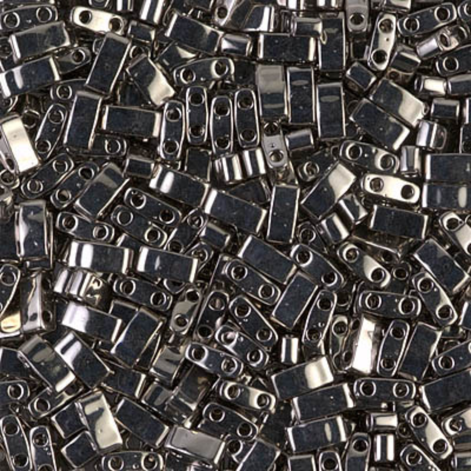 Miyuki Half Tila, HTL-190, Nickel Plated 5g