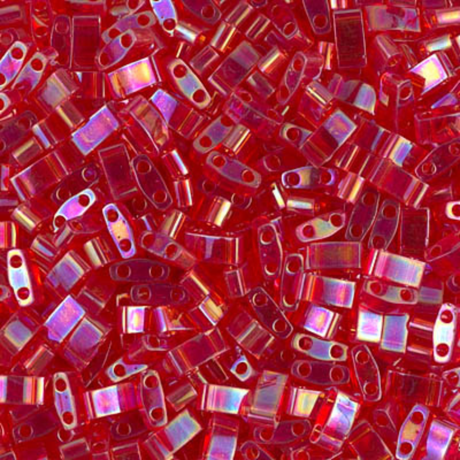 Miyuki Half Tila, HTL-254, Red Transparent AB 5g