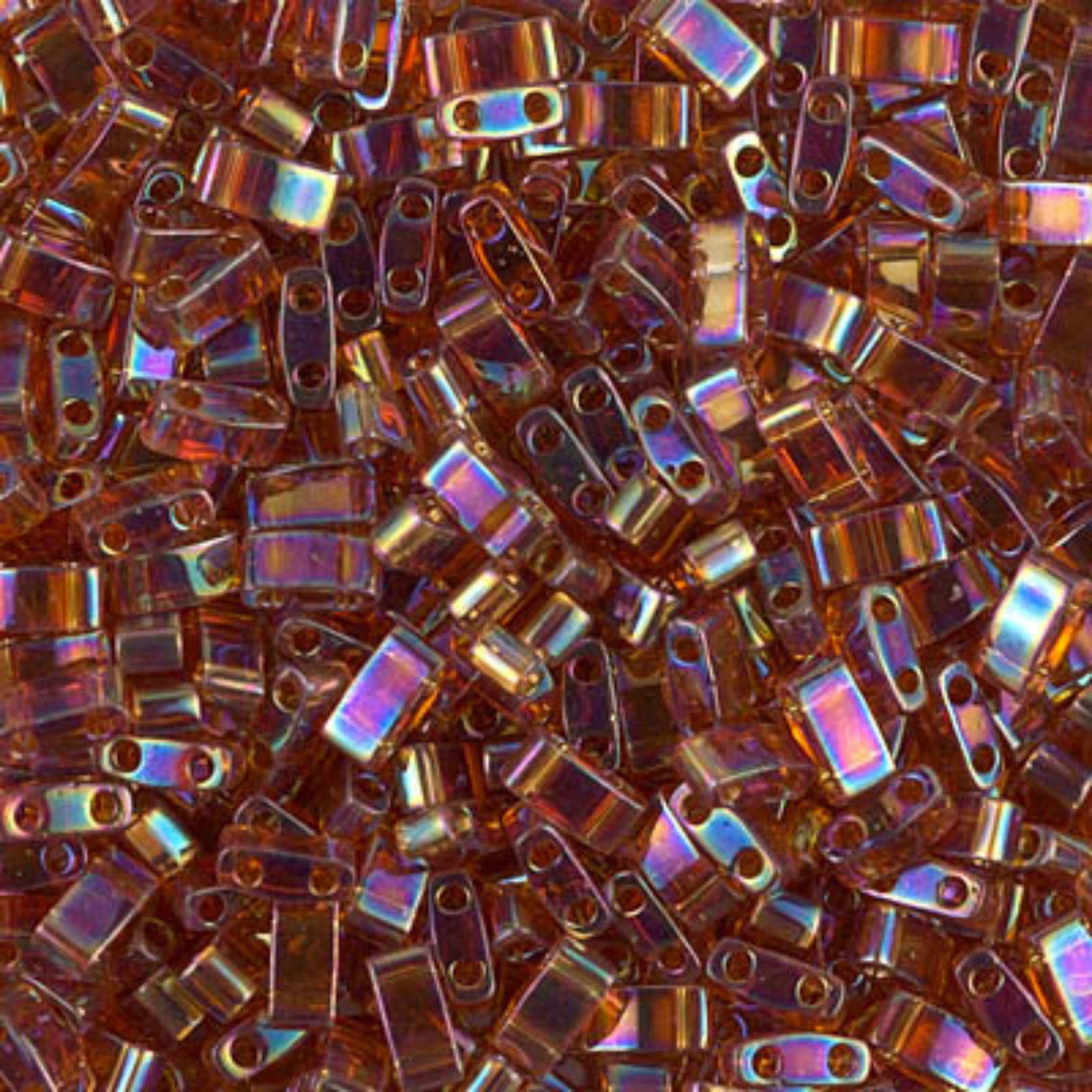 Miyuki Half Tila, HTL-257, Topaz Transparent AB 5g