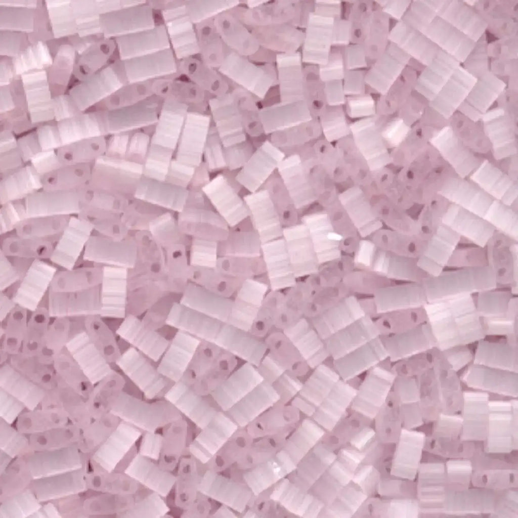 Miyuki Half Tila Beads, HTL-2594, Pale Light Pink Silk Satin 5g – The ...