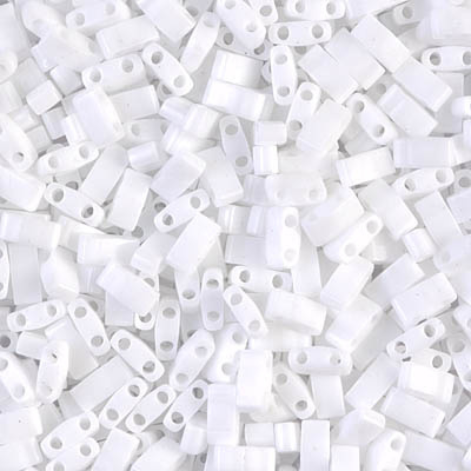 Miyuki Half Tila, HTL-402, White Opaque 5g