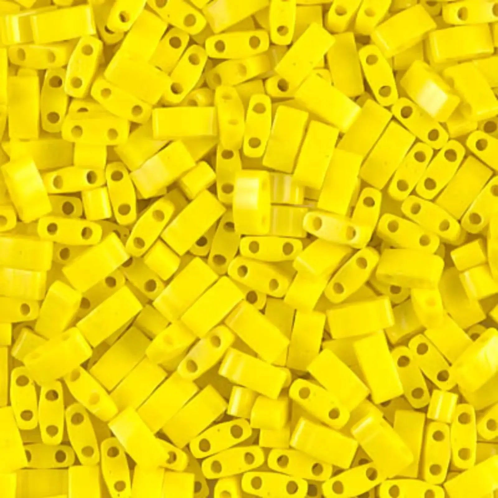 Miyuki Half Tila, HTL-404, Yellow Opaque 5g