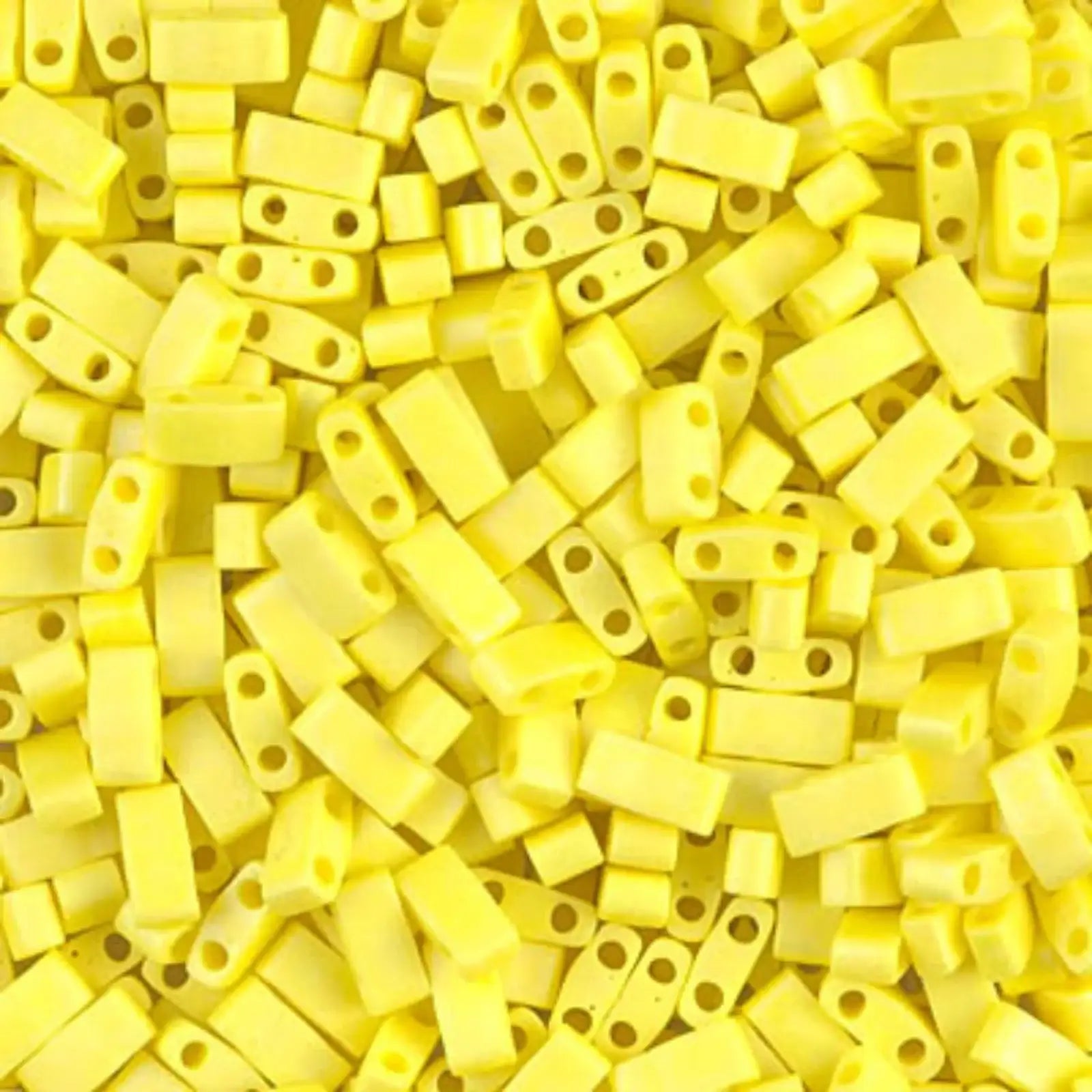 Miyuki Half Tila, HTL-404FR, Yellow Matte AB 5g