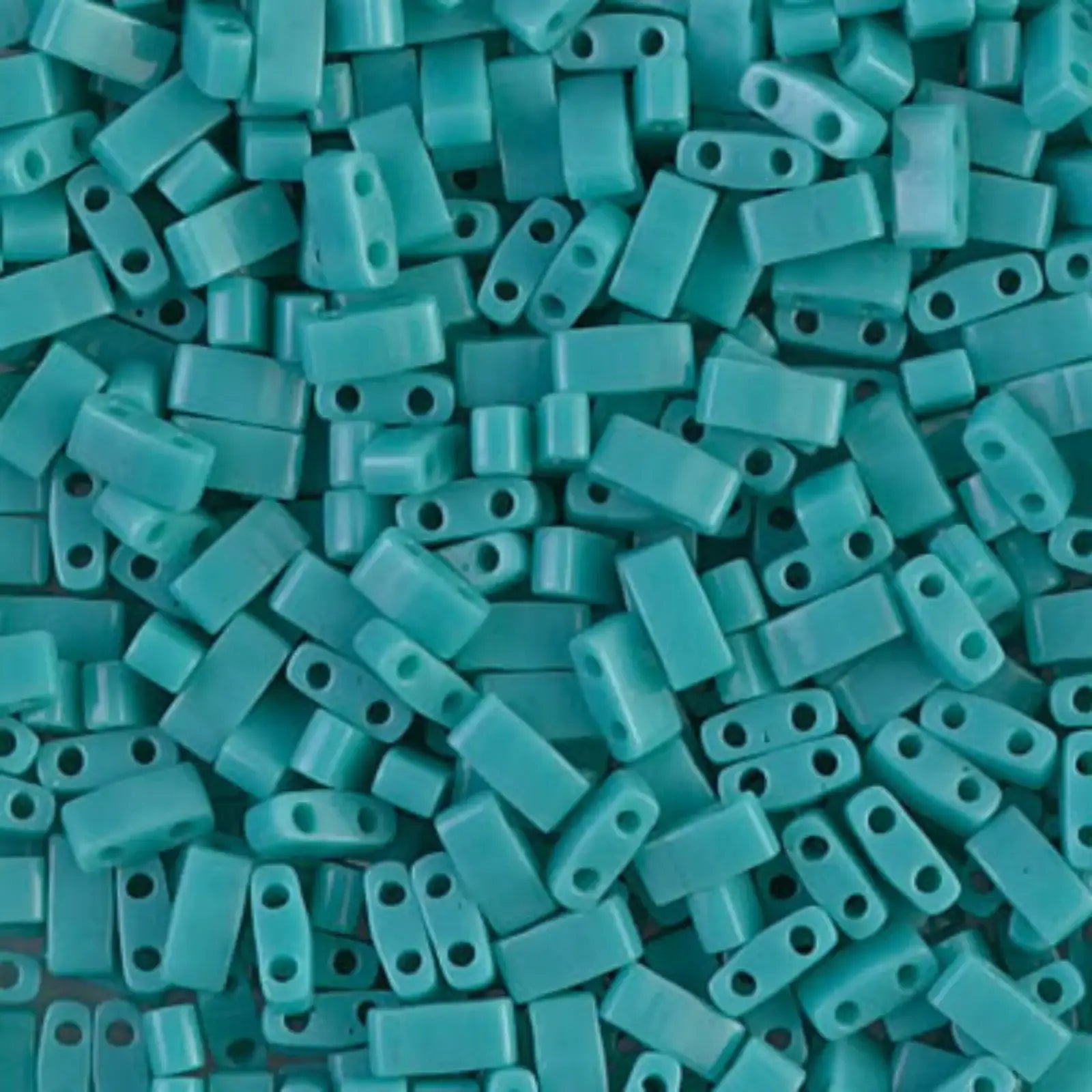 Miyuki Half Tila, HTL-412, Turquoise Green Opaque 5g
