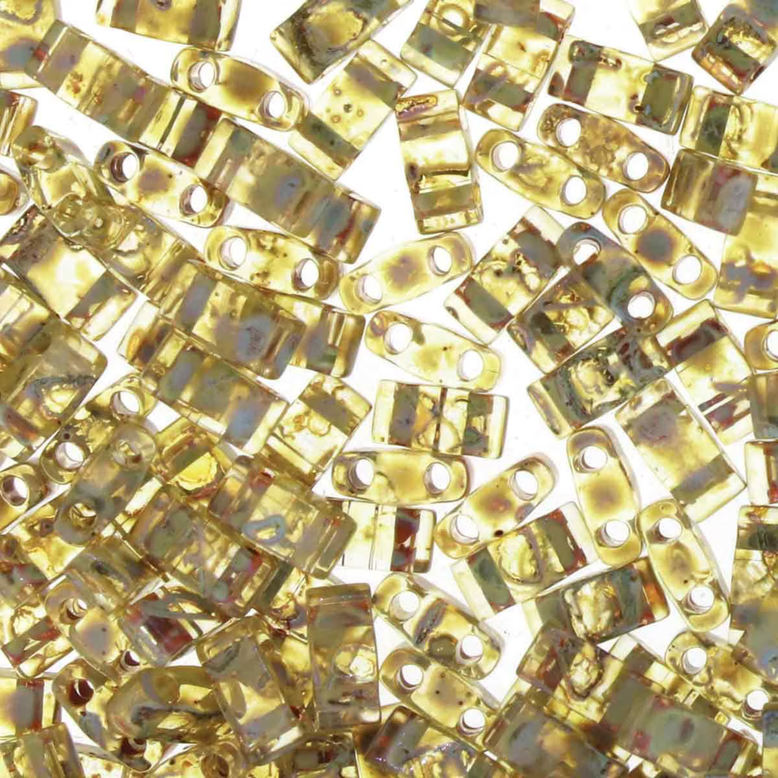 Miyuki Half Tila, HTL-4501, Safron Transparent Picasso 5g