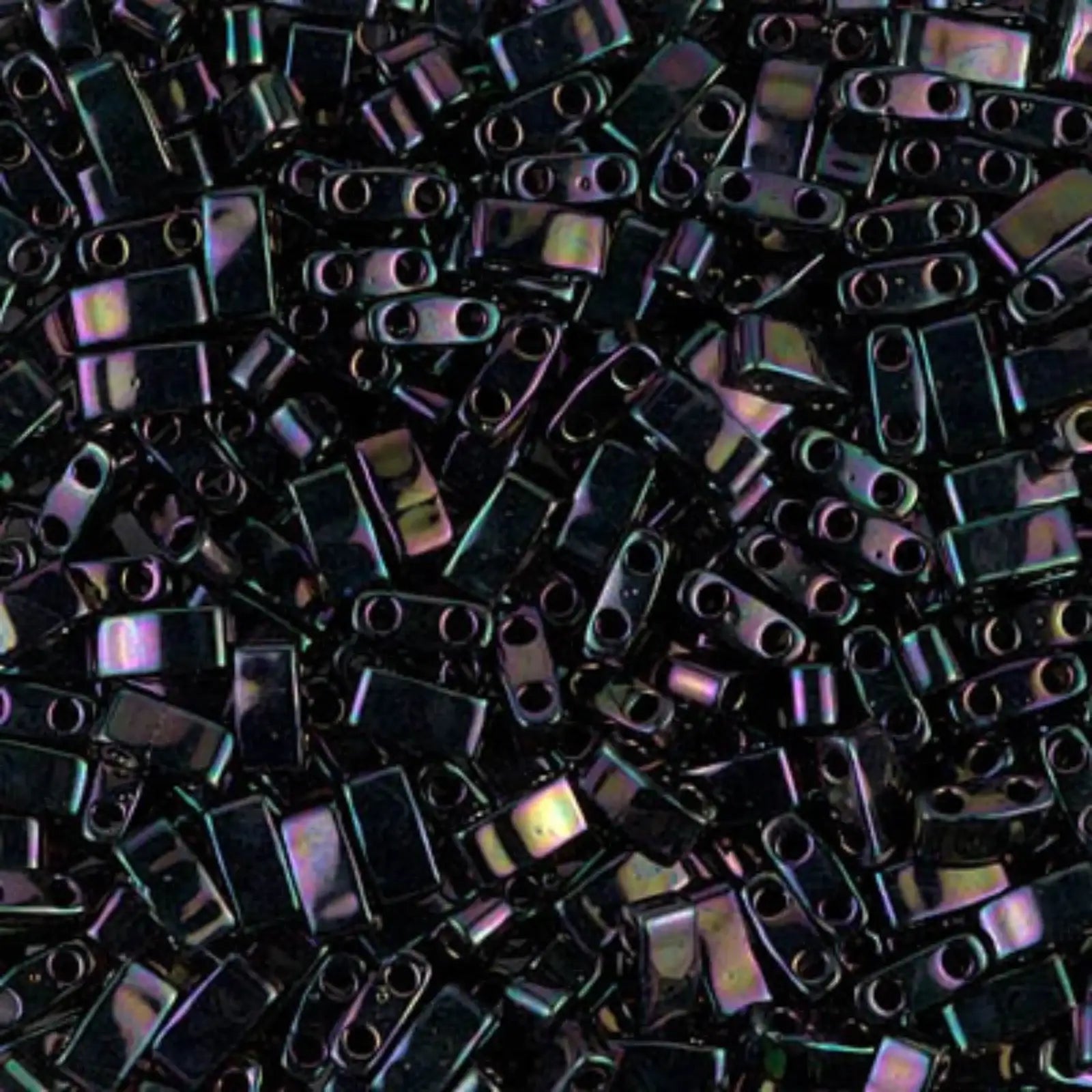Miyuki Half Tila, HTL-454, Dark Plum Iris Metallic 5g