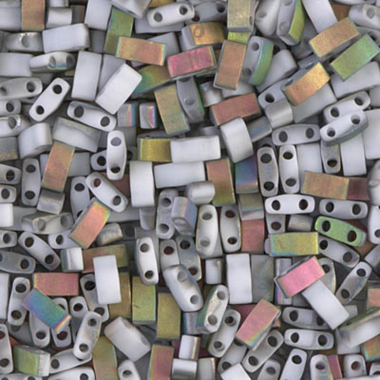 Miyuki Half Tila, HTL-4559, Labrador Vitrail Matte 5g