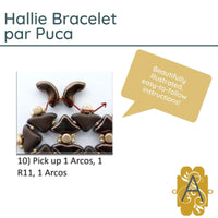 Hallie Bracelet Pattern par Puca - The Argus Collection