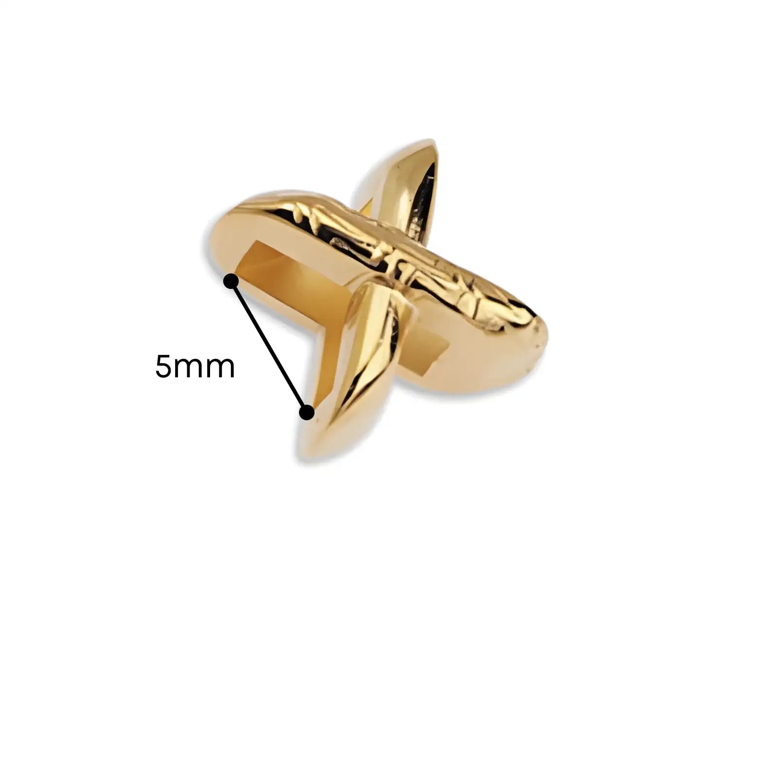 Hammered X Slider for 5mm Flat Leather or Cork , Antique Silver - Hammered X Slider for 5mm Flat Leather or Cork , Antique Silver - 24K Gold Plate / 2 Pieces , The Argus Collection