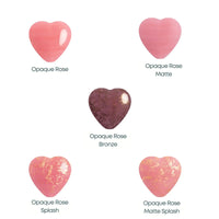 FP Czech Glass Heart Beads, Opaque Rose, 4 pcs. - The Argus Collection