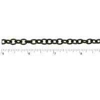 HeavyCableChainAntiqueBrass-Example - The Argus Collection