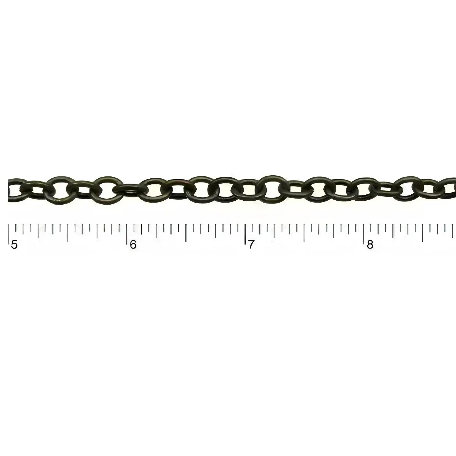 HeavyCableChainAntiqueBrass-Example - The Argus Collection