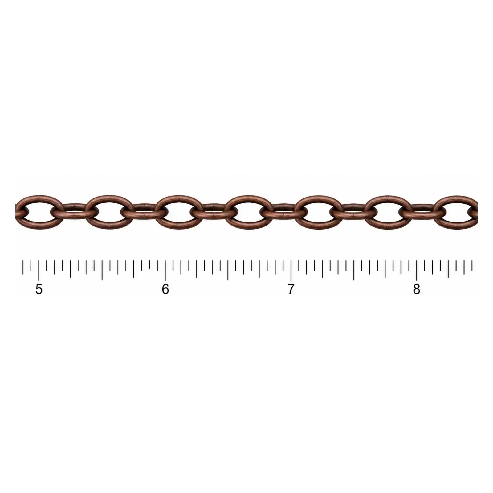 HeavyCableChainAntiqueCopper-Example - The Argus Collection