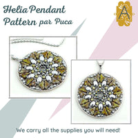 Helia Pendant Pattern par Puca - The Argus Collection