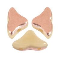 Helios Beads Opaque Beige Capri Gold 