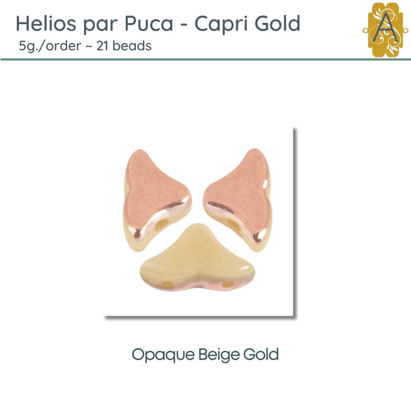 Helios par Puca, 5g, Capri Gold Collection, 3 Colors - The Argus Collection