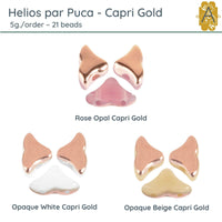 Helios par Puca, 5g, Capri Gold Collection, 3 Colors - The Argus Collection