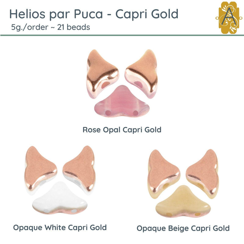 Helios par Puca, 5g, Capri Gold Collection, 3 Colors - The Argus Collection