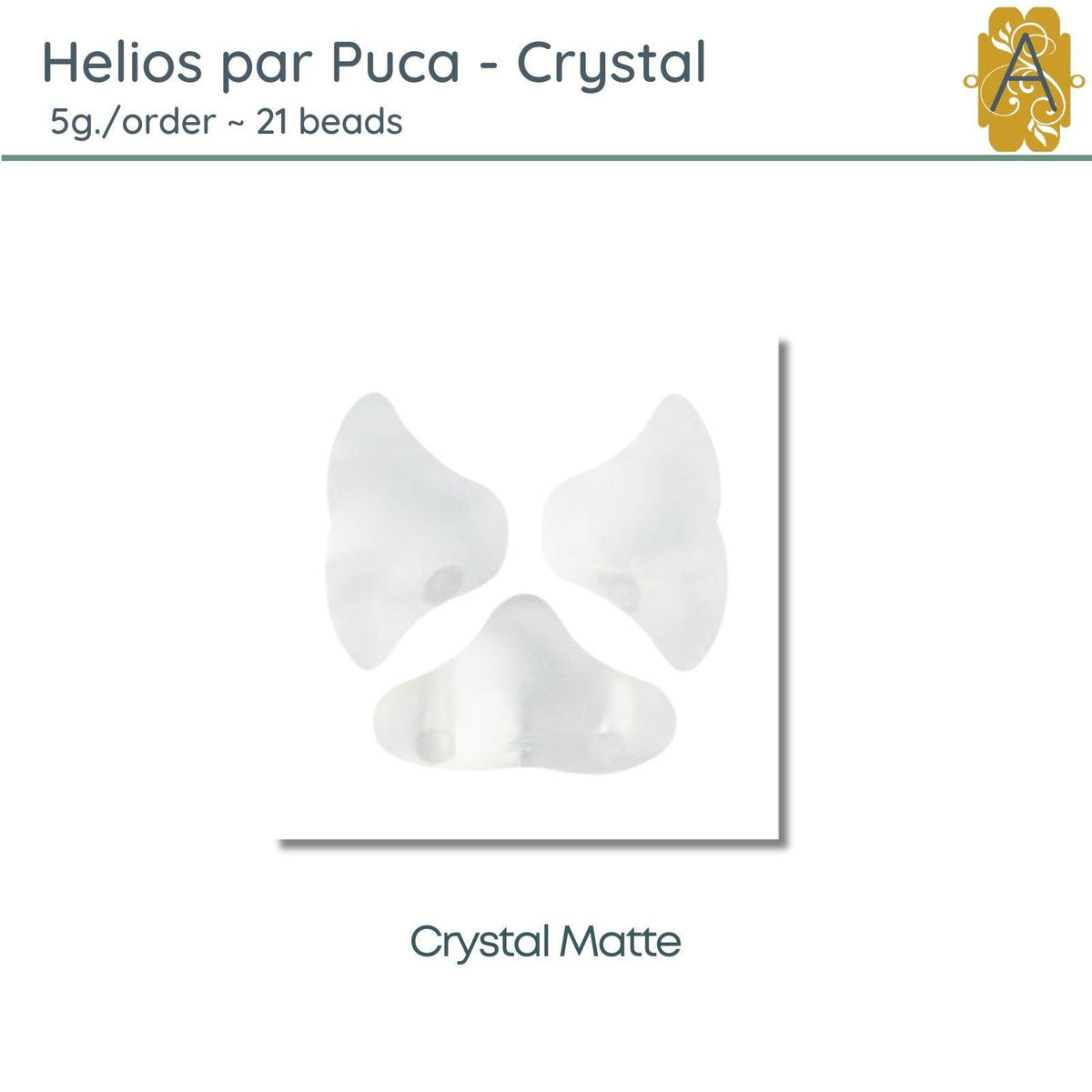 Helios par Puca, 5g, Crystal Collection, 2 Finishes - The Argus Collection