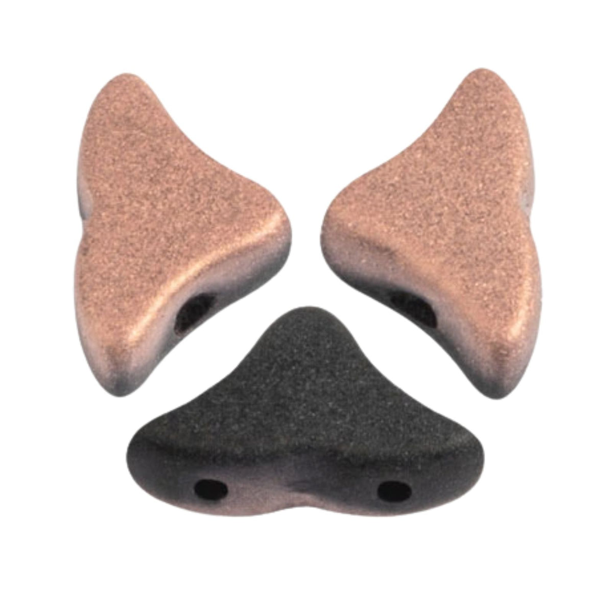 Helios Beads Jet Matte Capri Gold