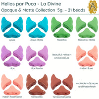 Helios par Puca, 5g, La Divine Opaque & Matte Collection, 10 colors - The Argus Collection