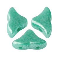 Helios Beads Green Turquoise Luster