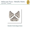 Helios par Puca, 5g, Metallic Matte Collection, 8 Colors - The Argus Collection