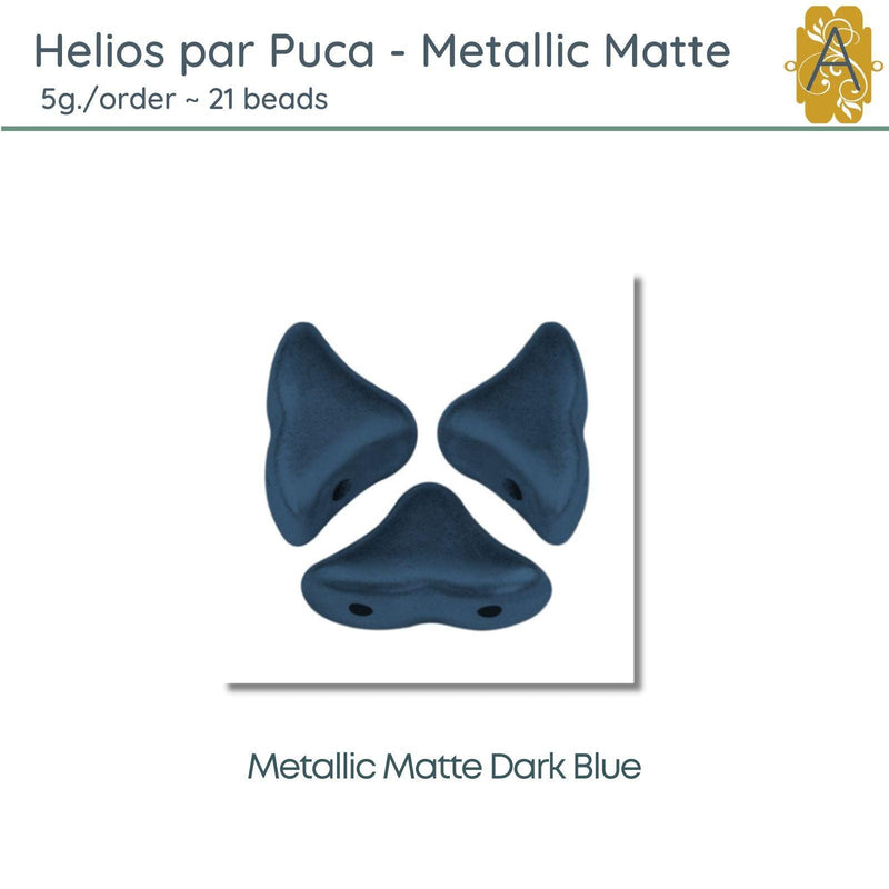 Helios par Puca, 5g, Metallic Matte Collection, 8 Colors - The Argus Collection