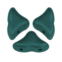 Helios Beads Matte Metallic Green Turquoise
