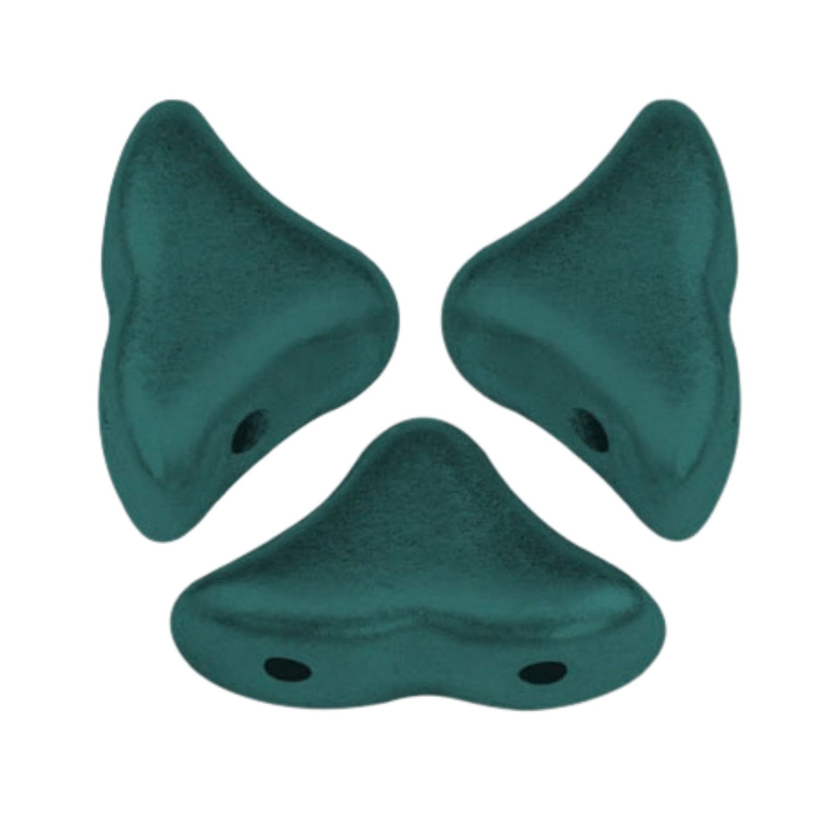 Helios Beads Matte Metallic Green Turquoise