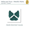 Helios par Puca, 5g, Metallic Matte Collection, 8 Colors - The Argus Collection