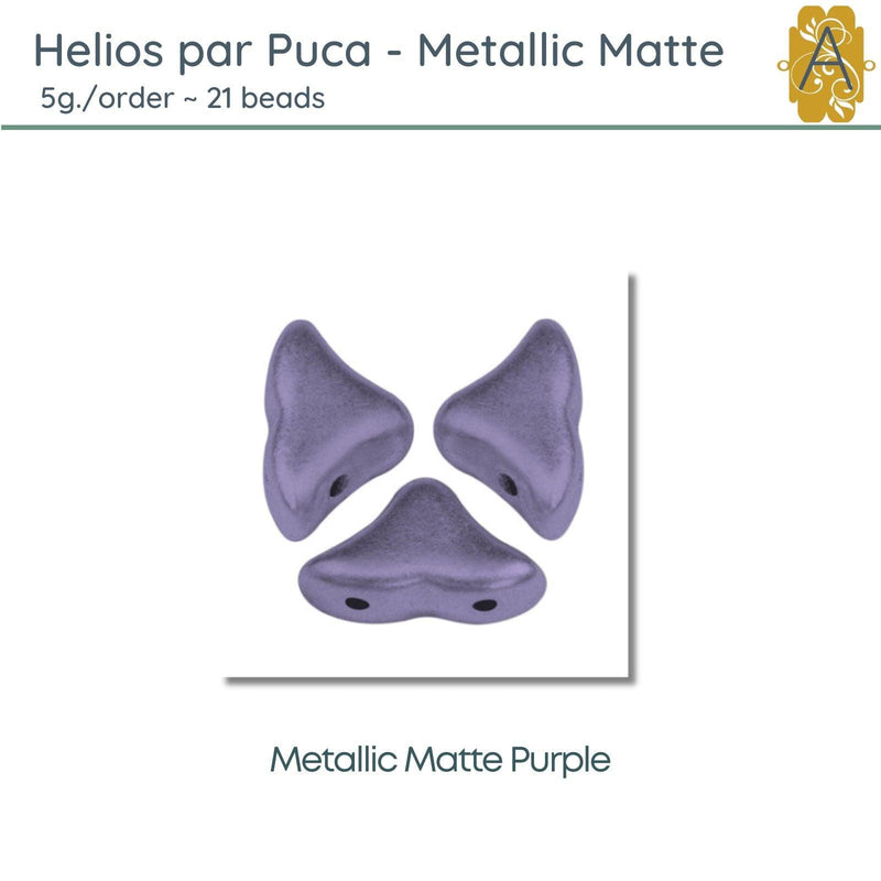 Helios par Puca, 5g, Metallic Matte Collection, 8 Colors - The Argus Collection