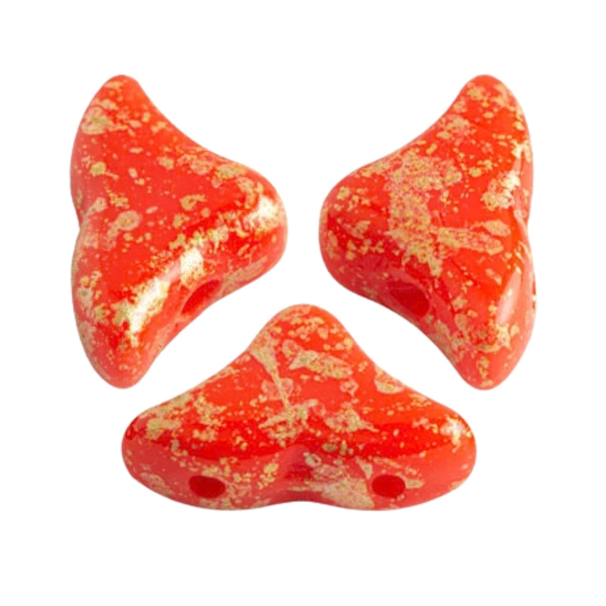 Helios Beads Opaque Light Coral Splash 