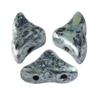 Helios Beads Metallic Matte Old Silver Spotted