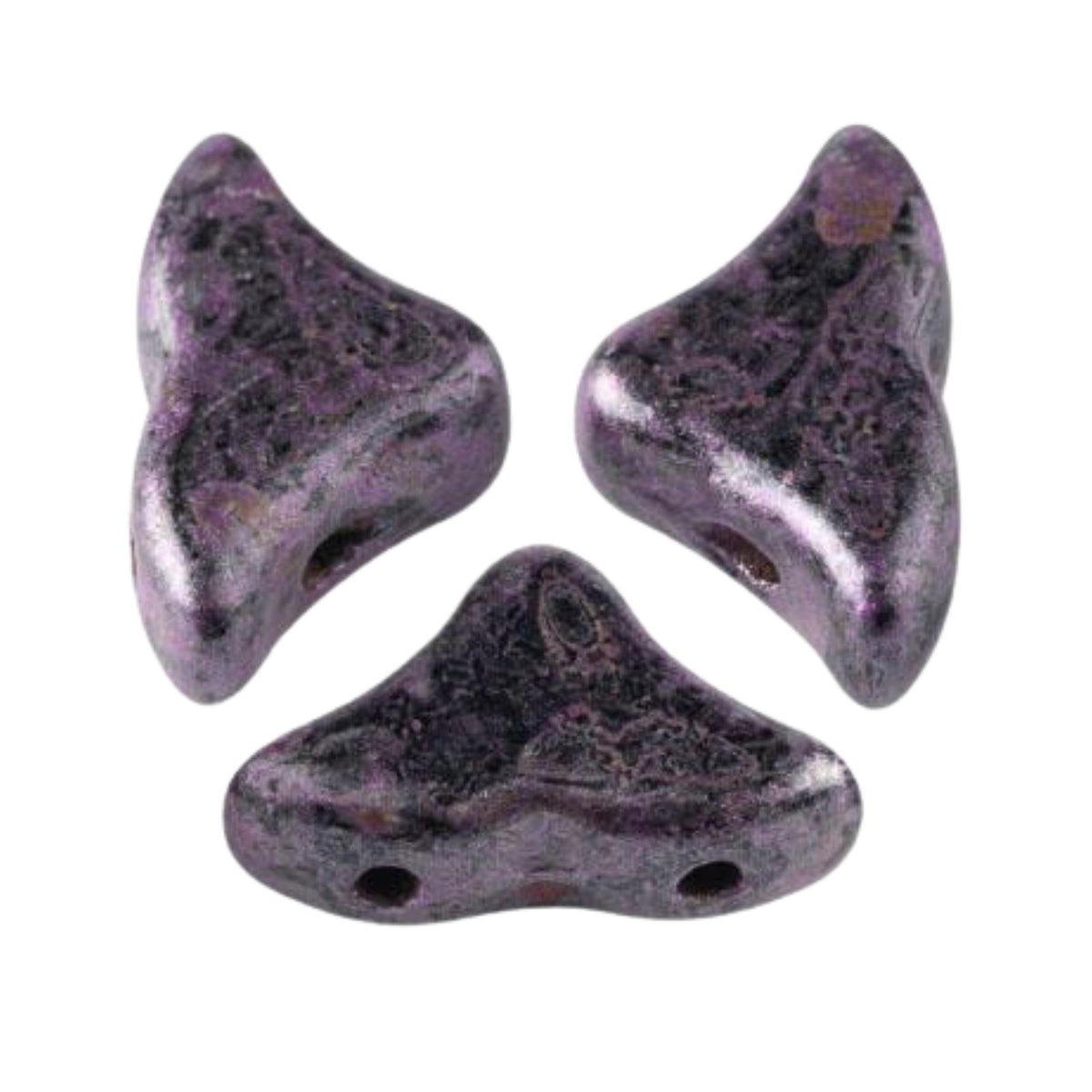 Helios Beads Metallic Matte Violet Spotted