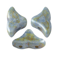 Helios Beads Opaque Blue Green Spotted