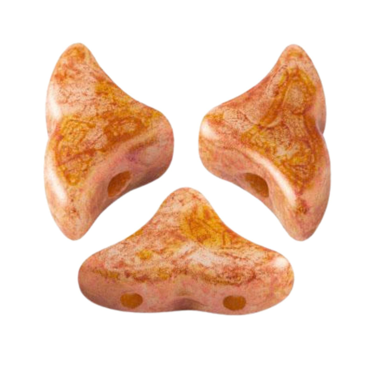 Helios Beads Opaque Salmon Spotted
