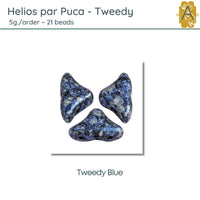 Helios par Puca, 5g, Tweedy Collection, 4 Colors - The Argus Collection