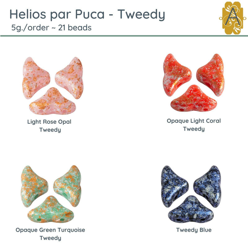 Helios par Puca, 5g, Tweedy Collection, 4 Colors - The Argus Collection