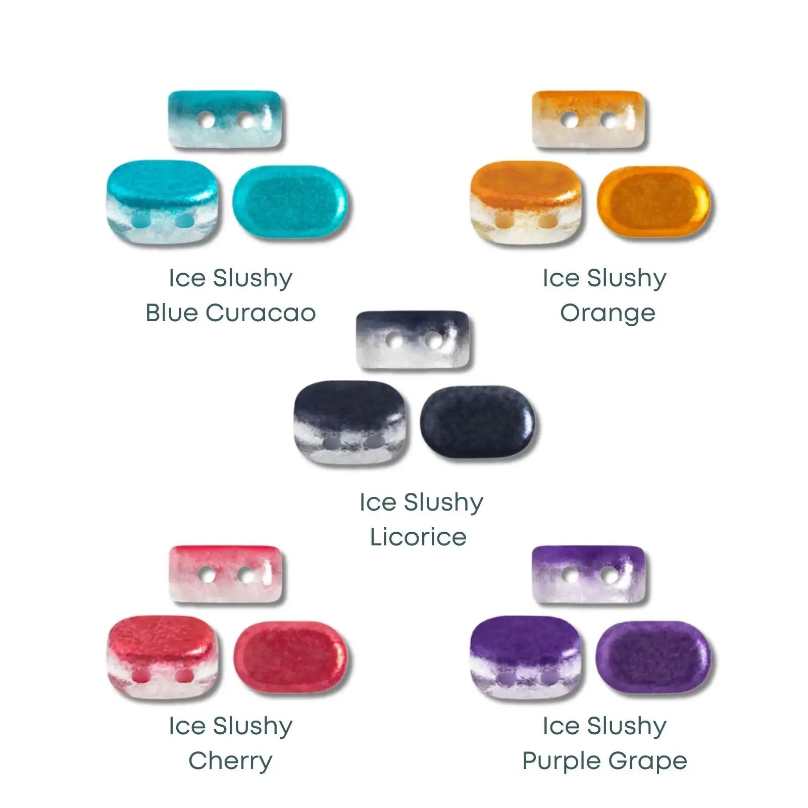 Lipsi Beads par Puca, Ice Slushy, 5g - The Argus Collection