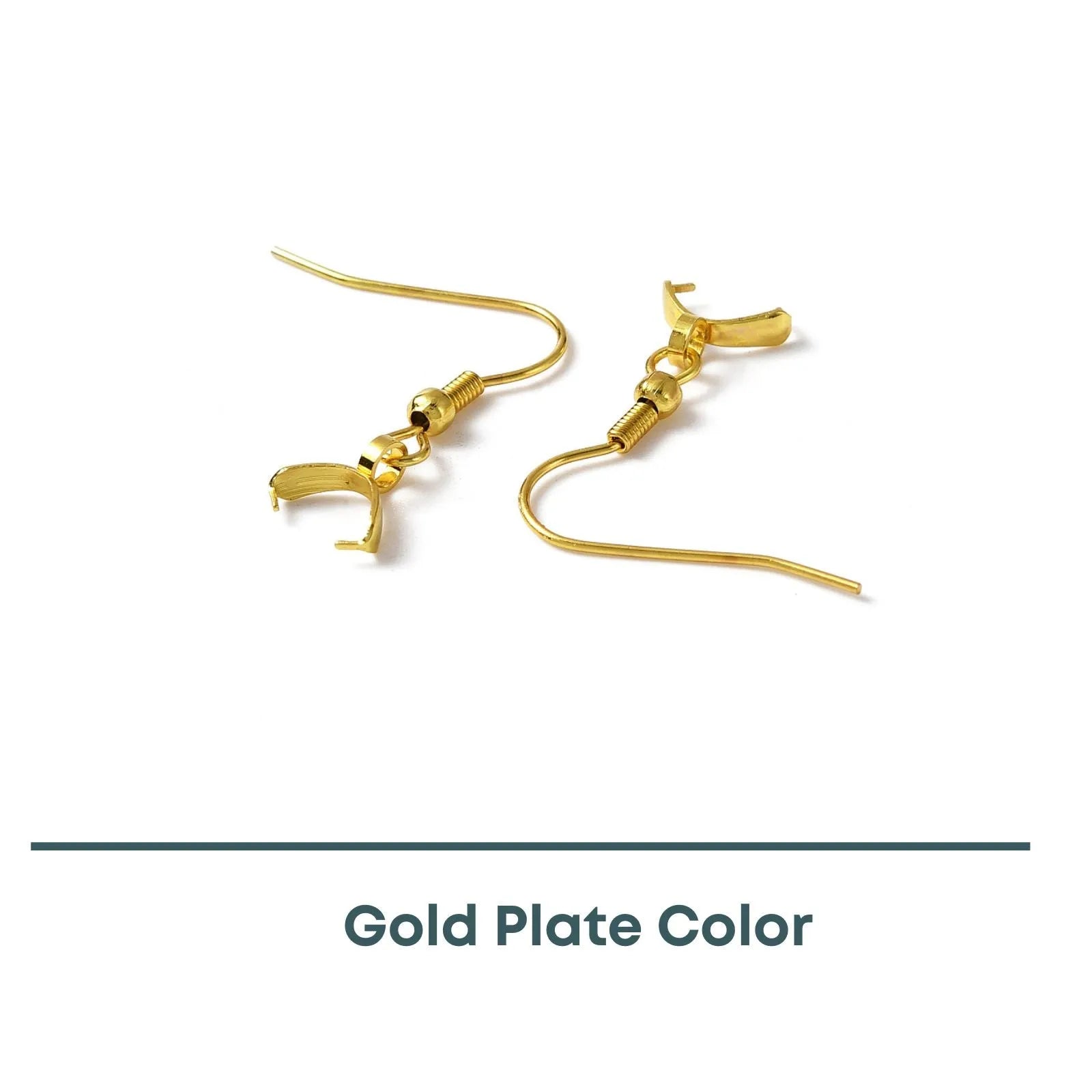 Ice Pick Pinch Bail Earwires, 2 Pair - The Argus Collection