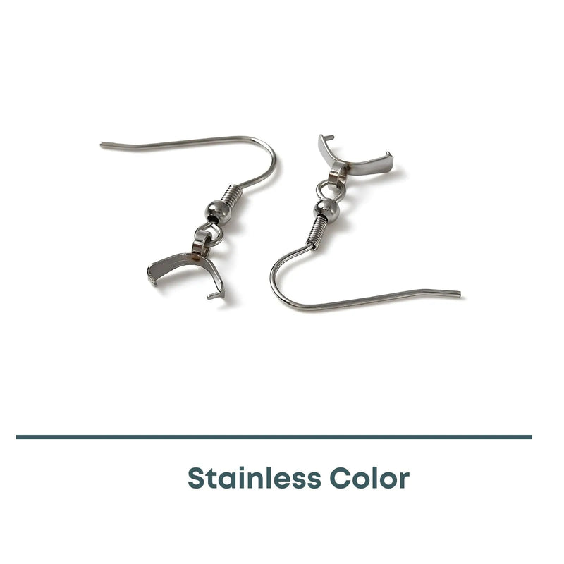 Ice Pick Pinch Bail Earwires, 2 Pair - The Argus Collection