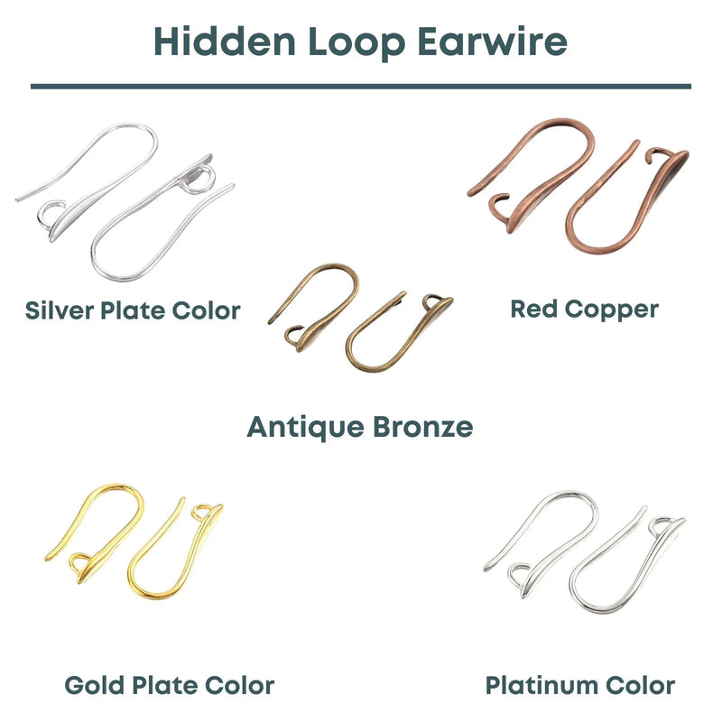 Hidden Loop Ear Wires, 2 Pair - The Argus Collection