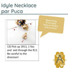 Idyle Necklace, Earrings and Beaded Bead Pattern par Puca - The Argus Collection