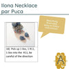 Ilona Necklace, Beaded Bead and Earrings Pattern par Puca - The Argus Collection