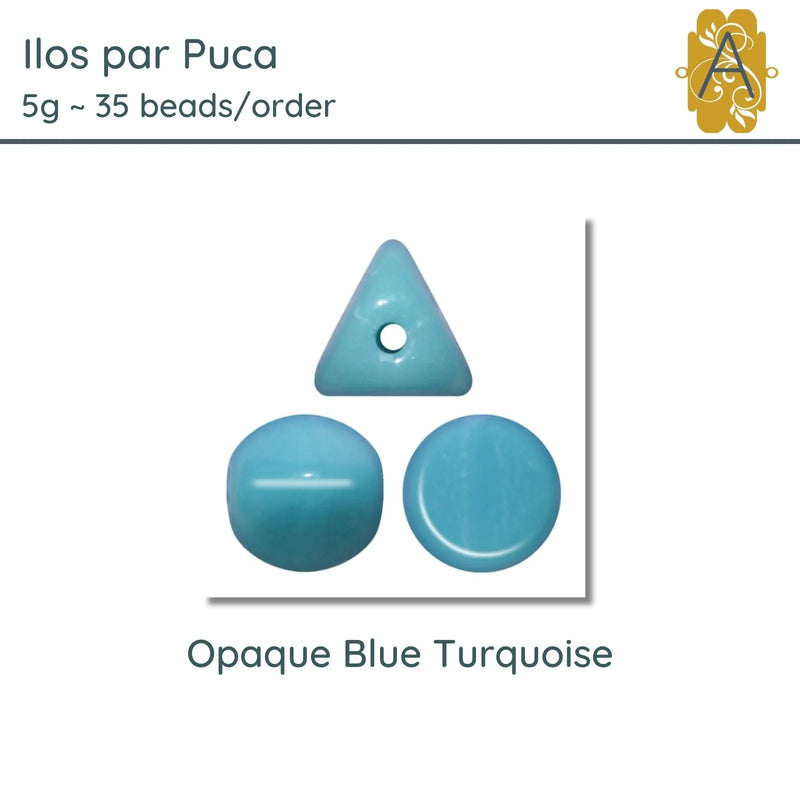 Ilos par Puca, 5g, Opaque Blue Turquoise - The Argus Collection